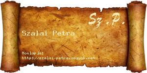 Szalai Petra névjegykártya
